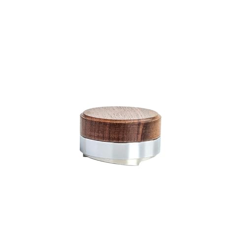 Kaffee Distributor Edelstahl Walnuss Abdeckung Kopf Espresso Leveler Passt Zum Zerkleinern von Kaffeepulver(Light Grey) von FonHNDG
