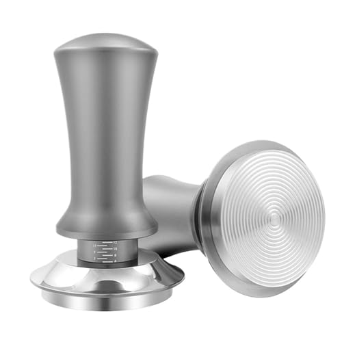 Kaffee Tamper Konstanter Druck Edelstahl Kaffeepulver Presse Werkzeug Zum Zerkleinern von Kaffeepulver(Silvery Thread 51mm) von FonHNDG