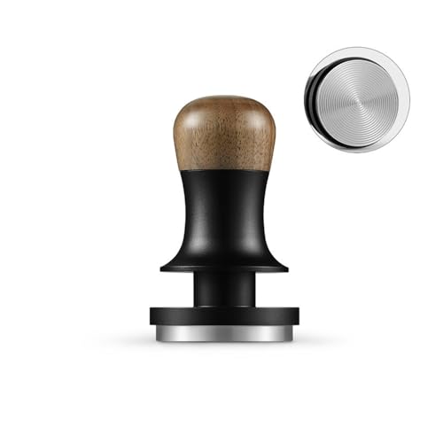 Kaffee-Tamper mit konstantem Druck, Espresso-Flach-Tamper kalibrierter Feder Zum Zerkleinern von Kaffeepulver(53.35mmThread) von FonHNDG