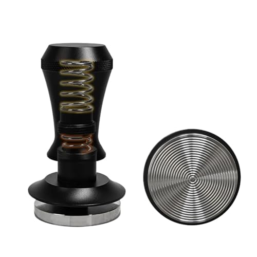 Kaffeestampfer, Tamper mit Doppelfeder und konstantem Druck Zum Zerkleinern von Kaffeepulver(58mm,Double Spring Tamper) von FonHNDG
