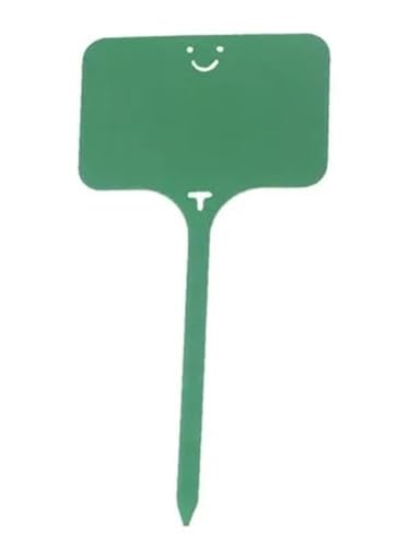 T-Typ-Etikettenanhänger, wasserdichte Aufzeichnungsplatte, Pflanzenanhänger aus Kunststoff for Baumschulen, 100 Stück Zur Erfassung von Pflanzennamen(Green) von FonHNDG