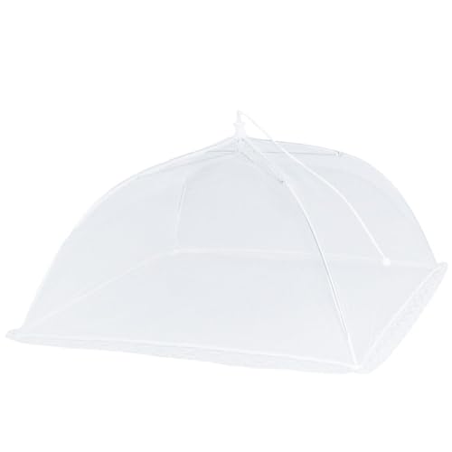 abdeckhauben für lebensmittel 12/14/16/18 Zoll faltbare Lebensmittel-Netzabdeckung Pop-Up-Lebensmittelschirm Mahlzeit Gemüse Obst atmungsaktive Abdeckung(32x32cm) von FonHNDG