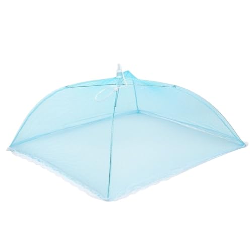 abdeckhauben für lebensmittel 1pc 6 Farben Mesh Regenschirm Küche Schützen Lebensmittel Dome Abdeckung Obst Gehäuse Gemüse Haube(Blue) von FonHNDG