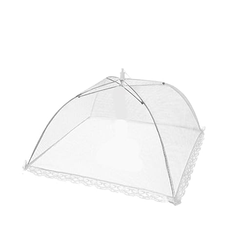 abdeckhauben für lebensmittel Faltbare Lebensmittel-Netz-Regenschirmabdeckung for die Küche, Gemüse, Obst, atmungsaktiv, insektensicher, Lebensmittelschutz-Gadget(M-37X37cm) von FonHNDG