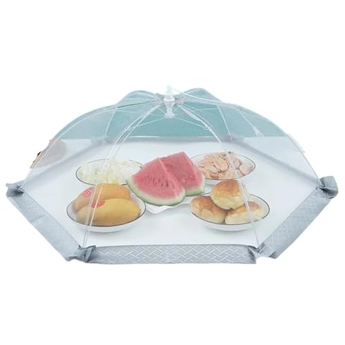 abdeckhauben für lebensmittel Faltbare Lebensmittelabdeckungen Esstisch Mesh Cover Home Zelt Regenschirm Picknick Protect Net Küchenzubehör(80cm) von FonHNDG