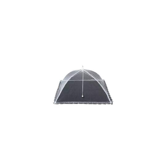 abdeckhauben für lebensmittel Lebensmittel-Regenschirm-Netzabdeckung, faltbare Lebensmittel-Netzabdeckung, Mahlzeit, Gemüse, Obst, atmungsaktive Abdeckung, Küchenzubehör(38x38cm 1pc) von FonHNDG