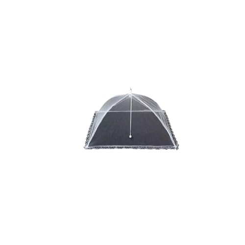 abdeckhauben für lebensmittel Lebensmittel-Regenschirm-Netzabdeckung, faltbare Lebensmittel-Netzabdeckung, Mahlzeit, Gemüse, Obst, atmungsaktive Abdeckung, Küchenzubehör(43x43cm 1pc) von FonHNDG