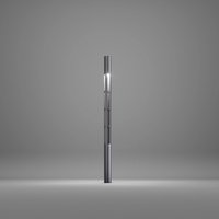 2Er Pack Fonelight Aka060-Dr200 Außen Straßenlaterne, Wasserdichte Außenlaterne Post Licht Mit Modernen Design Leuchten 2 M von FoneLight