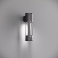 Wasserdichte Moderne Graue Wandleuchte 13.78 "- 3000K Led, Ip65 Außen/Innen Leuchte - Fonelight Aka060-Apk35 von FoneLight