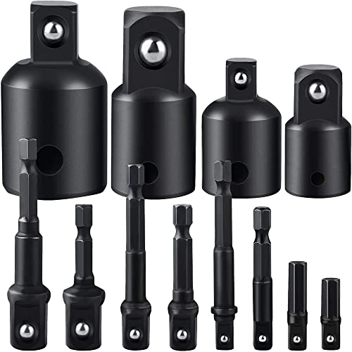 Fongmore Impact Grade Stecknuss-Adapter-Reduzierstück-Set 1/4 Zoll Sechskantschaft 1/4 Zoll, 3/8 Zoll und 1/2 Zoll Antriebsverlängerung Bit für Bohrer in Auto- und Bauarbeiten Fongmore Impact Grade Stecknuss-Adapter-Reduzierstück-Set 1/4 Zoll Sechskantschaft 1/4 Zoll, 3/8 Zoll und 1/2 Zoll Antriebsverlängerung Bit für Bohrer in Auto- und Bauarbeiten von Fongmore