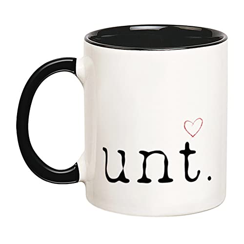 Fonhark - Cunt Tasse Cunt Heart Mug Kaffeetasse für Erwachsene, beleidigend, frech, unhöflich, 325 ml von Fonhark