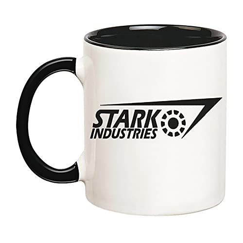 Fonhark - Iron Man Tasse, Stark Industries Logo, Tony Stark Kaffeetasse, 325 ml Kaffeetasse/Tasse von Fonhark