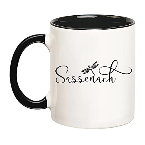 Fonhark - Sassenach Tasse, Outlander, Claire Randall, Jamie Fraser, schottischer Kaffeebecher, 325 ml Kaffeetasse von Fonhark