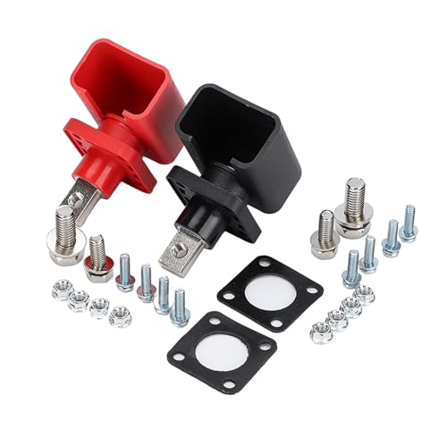 2 Stück 200A Durchwandtyp Lithium-Messing-Terminal Batterieanschluss-Anschluss Energiespeicher-Terminal von Fonowx