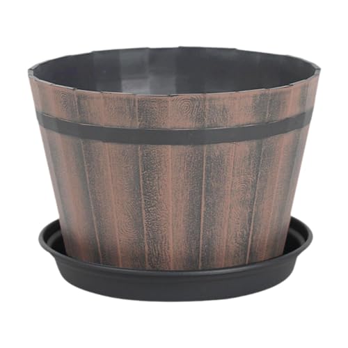 Fonowx Blumentopf für Den Innenbereich mit Drainage, Geeignet für Verschiedene, Mehrfarbig, 8inch von Fonowx