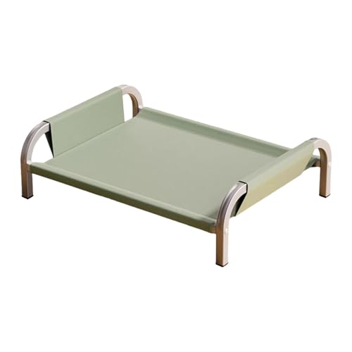 Fonowx Erhöhtes Haustierbett Haustier Hängematte Hundebett Katzenbett Tierbett Atmungsaktiv für Alle Jahreszeiten Und Tragbar für Haustiere Im Schlafzimmer, GrÜn, XL von Fonowx