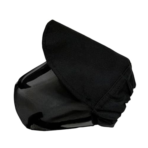 Fonowx Feldschutz für Hunde Hundegeschenke Gegen Dornen Stöcke Felsen Outdoor Zubehör Hundekappe Gesichtsschutz, Schwarz XL von Fonowx