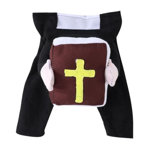 Fonowx Halloween Haustierkostüm Verkleidung Hund Katze Cosplay Outfit Polyester Komfortables Priesterkostüm für Haustierparty Ausflug Haustierfotos Kostümwe, L Fonowx Halloween Haustierkostüm Verkleidung Hund Katze Cosplay Outfit Polyester Komfortables Priesterkostüm für Haustierparty Ausflug Haustierfotos Kostümwe, L von Fonowx