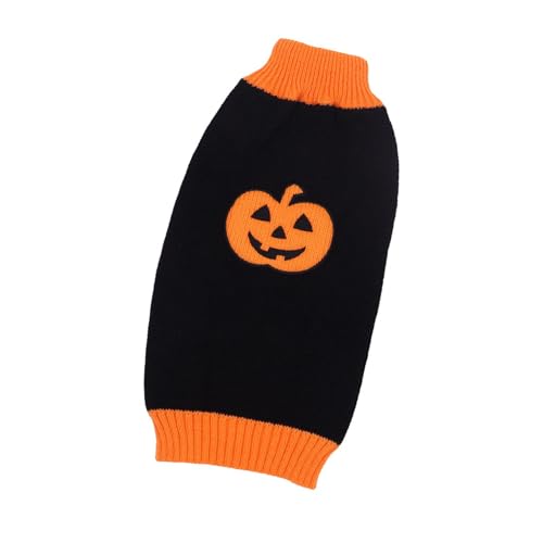 Fonowx Halloween Hundepullover, Hundekostüm, Outfit, Warme Kleidung, Haustier Kürbis Kleidung für Party, Verkleidung, Cosplay, Festival, Xs von Fonowx