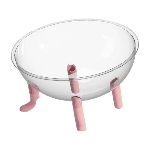 Fonowx Katzenbett-Spielzeug aus Acryl in Raumkapselform, Robustes Aktivitätszentrum, praktisch, leicht zu reinigen, vielseitiges Geschenk, Ornament, Nest, Rosa von Fonowx