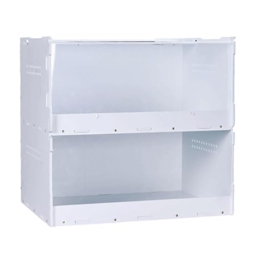 Fonowx Reptilien Futterbox, Reptilien Tank Gehäuse, Starter Kit für Käfigfrösche, Schlangenkrippe, Einsiedler Lebensraum, L Fonowx Reptilien Futterbox, Reptilien Tank Gehäuse, Starter Kit für Käfigfrösche, Schlangenkrippe, Einsiedler Lebensraum, L von Fonowx