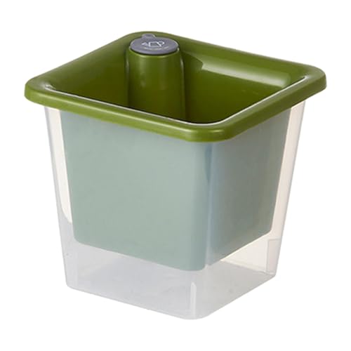 Fonowx Selbstbewässernder Blumentopf, Blumentopf, Eleganter Kleiner Pflanzkasten, Pflanzkasten für Blumen, Afrikanische, Bücherregale, Fensterbank, GrÜn Fonowx Selbstbewässernder Blumentopf, Blumentopf, Eleganter Kleiner Pflanzkasten, Pflanzkasten für Blumen, Afrikanische, Bücherregale, Fensterbank, GrÜn von Fonowx