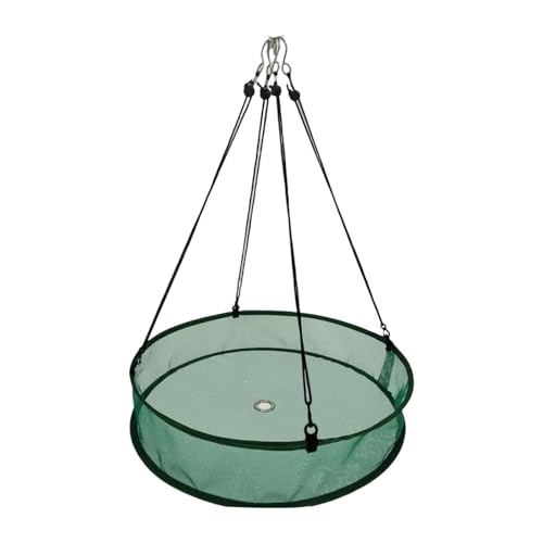 Fonowx Vogelfutterspender mit Fangschale, Hängeschale für den Garten, GrÜn von Fonowx