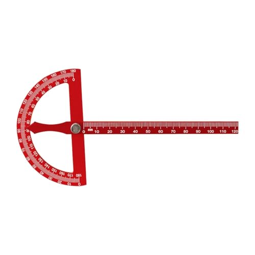 Fonowx Winkelmesser, Runder Kopf, Winkelmesser für Zeichen Hobbyisten Und Ingenieure Fonowx Winkelmesser, Runder Kopf, Winkelmesser für Zeichen Hobbyisten Und Ingenieure von Fonowx