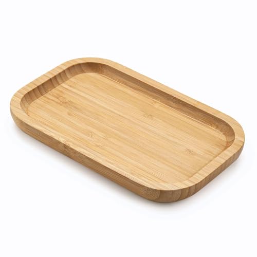 1PC Bambus Tablett Rechteckig,25x14x2cm Serviertablett aus Holz für Küche,Bad,Schminktisch & Kosmetik Multifunktionales Bambus Untersetzer und Organizer für Sukkulenten,Toilettentank Tablett und mehr 1PC Bambus Tablett Rechteckig,25x14x2cm Serviertablett aus Holz für Küche,Bad,Schminktisch & Kosmetik Multifunktionales Bambus Untersetzer und Organizer für Sukkulenten,Toilettentank Tablett und mehr von FontFable