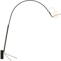 Fontana Arte Alicanto LED Bogenleuchte Gold / schwarz von Fontana Arte