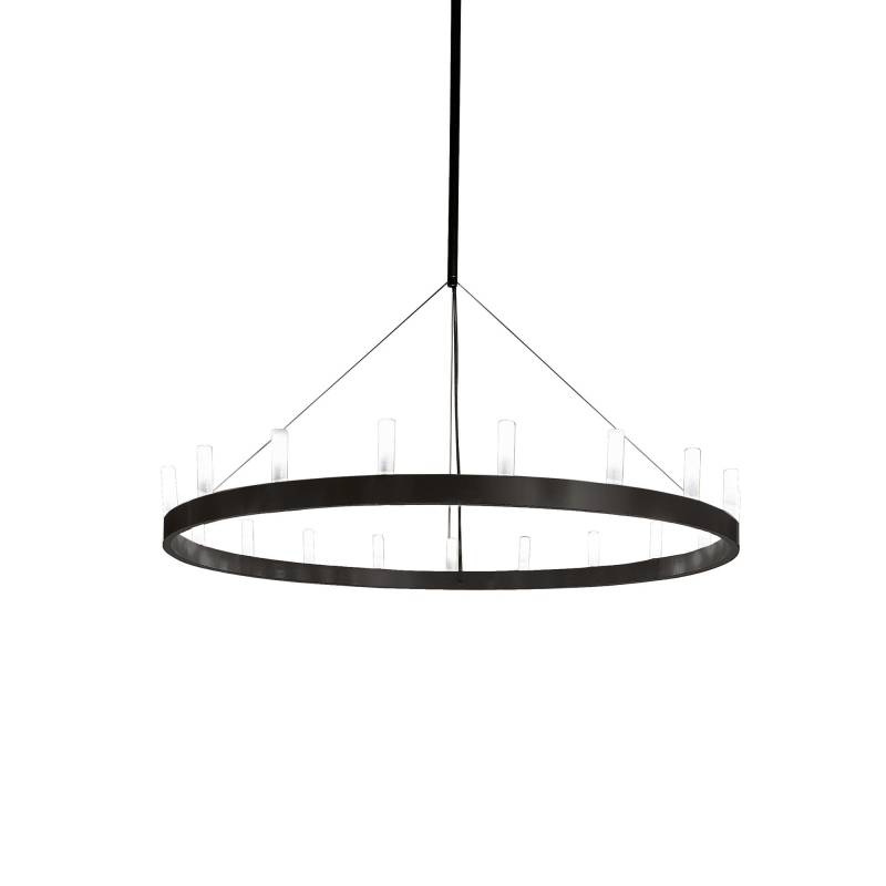 Fontana Arte - Chandelier Pendelleuchte - schwarz/H x Ø 120x90cm von Fontana Arte