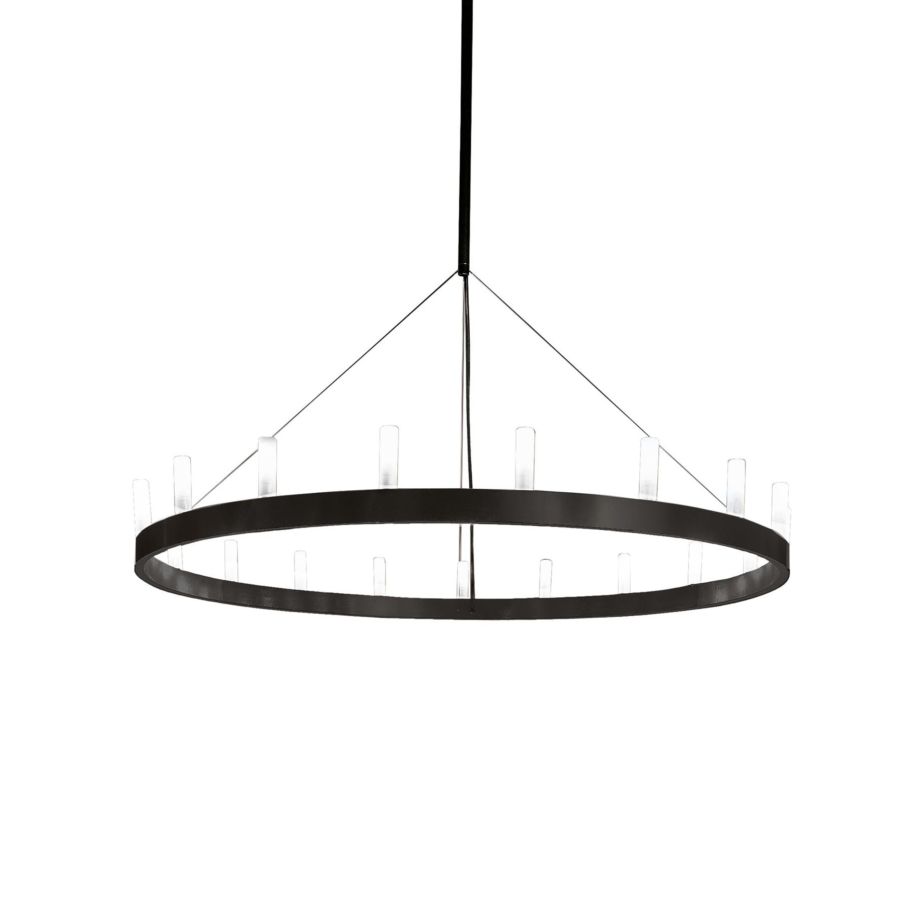 Fontana Arte - Chandelier Pendelleuchte - schwarz/Ø 150cm von Fontana Arte