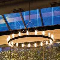 Fontana Arte Chandelier Pendelleuchte 19-flg., schwarz Fontana Arte Chandelier Pendelleuchte 19-flg., schwarz von Fontana Arte