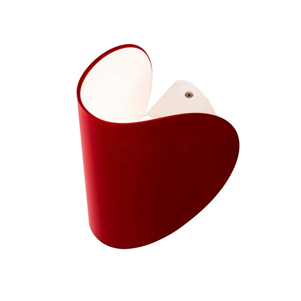 Fontana Arte Io Led Wandleuchte Wandlampe Bewegliche Lampe Leuchte Rot Aluminium  B-Ware von Fontana Arte