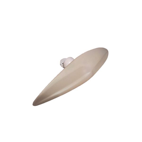 Weißer Deckenventilator mit Lampe aus Polycarbonat, FontanaArte von FontanaArte