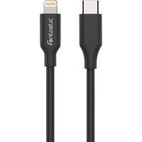 Datenkabel Era Type-C auf Lightning schwarz von Fontastic