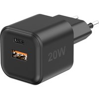 Fontastic USB Ultra Schnell-Reiselader Mini GaNto20 schwarz von Fontastic