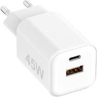 Fontastic USB Ultra Schnell-Reiselader Mini GaNto45 weiss Fontastic USB Ultra Schnell-Reiselader Mini GaNto45 weiss von Fontastic