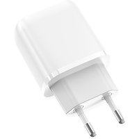 USB Type-C 20 Watt Reise-Schnell-Ladegerät mit TÜV/GS weiss von Fontastic