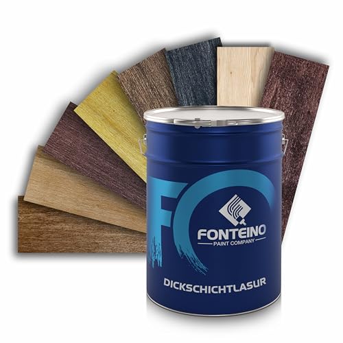 Dickschichtlasur Holzlasur 2in1 Holzschutz Dauerschutz Lasur - Anthrazitgrau 2,5L Dickschichtlasur Holzlasur 2in1 Holzschutz Dauerschutz Lasur - Anthrazitgrau 2,5L von Fonteino