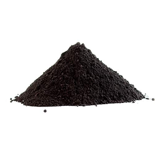 Eisenoxid Pulver Trockenfarbe Oxidfarbe Pigmentfarbe Pigmentpulver für Beton Estrich Zement Gips Putz Epoxidharz Boden Wand Garage etc. Schwarz - 10Kg (2x5Kg) von Fonteino