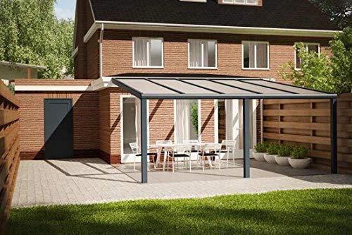 Terrassendach Alu Terrassenüberdachung 606x400 Überdachung Veranda COMFORTLINE von Fonteyn