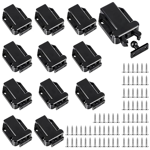 Druckschnäpper Schnäpper 12 Stück Push to Open Türöffner mit Touch Entriegelung, türöffner drücken mit Schrauben Für Schränke, Schubladen Druckschnäpper Schnäpper 12 Stück Push to Open Türöffner mit Touch Entriegelung, türöffner drücken mit Schrauben Für Schränke, Schubladen von Fonyet