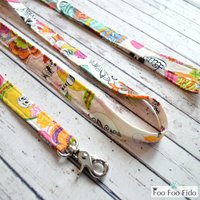 Handgefertigte Stoff Hundeleine Passendes Geschirr Oder Halsband, 1, 20M Leine Handgefertigte Stoff Hundeleine Passendes Geschirr Oder Halsband, 1, 20M Leine von FooFooFido