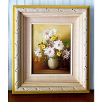 Vintage Antikes Ölgemälde Holzrahmen B. Ferber , Sill Life Flowers Auf Leinwand Gerahmt Gefunden Von Foo La Vintage Antikes Ölgemälde Holzrahmen B. Ferber , Sill Life Flowers Auf Leinwand Gerahmt Gefunden Von Foo La von FooFooLaLaChild