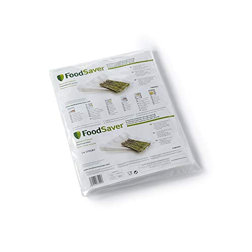 Foodsaver FSB3202-I Folienbeutel 32 Stück 28x36 cm / Vakuumrollen für lebensmittel / Vakuumierer / Sous-Vide, Reusable von FoodSaver