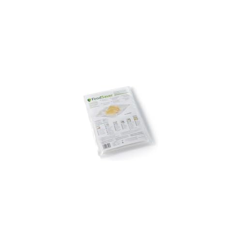 Foodsaver FSB4802-I Vakuumbeutel 48 Stück 20.7x29.2 cm / Folienbeutel für lebensmittel / vakuumierer, Reusable von FoodSaver