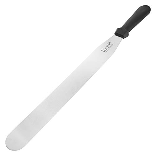 foodis Crepes-Wender mit 35cm Edelstahl Klinge - Crepe-Spatel spülmaschinenfest und robust - Hochwertiger Crepe Teigwender, Crepe Spachtel foodis Crepes-Wender mit 35cm Edelstahl Klinge - Crepe-Spatel spülmaschinenfest und robust - Hochwertiger Crepe Teigwender, Crepe Spachtel von foodis
