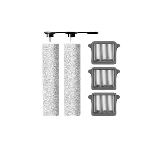 HEPA-Filter, Bürstenrolle, Kompatibel for Tineco Floor One S6 FlashDry, Nass- und Trockensauger-Zubehör Ersatzteile(Set 1) von Fooduuhyo