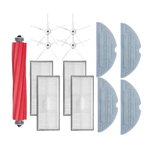 = Hauptseitenbürste, HEPA-Filter, Mopp, kompatibel mit Roborock S7, S70, S75, S7max, T7S, Zubehör for Roboterstaubsauger. Ersatzteile von Fooduuhyo